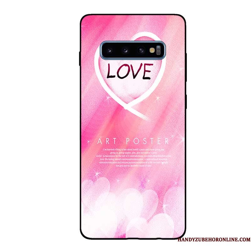 Hoesje Samsung Galaxy S10 Zakken Schrobben Zwart, Hoes Samsung Galaxy S10 Zacht Telefoon Pas