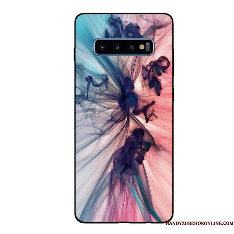 Hoesje Samsung Galaxy S10 Zakken Schrobben Zwart, Hoes Samsung Galaxy S10 Zacht Telefoon Pas