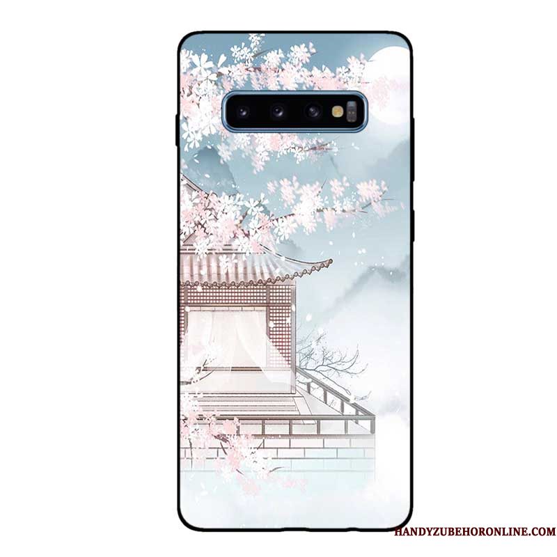 Hoesje Samsung Galaxy S10 Zakken Schrobben Zwart, Hoes Samsung Galaxy S10 Zacht Telefoon Pas