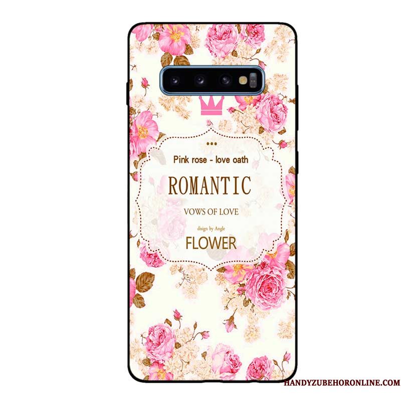 Hoesje Samsung Galaxy S10 Zakken Schrobben Zwart, Hoes Samsung Galaxy S10 Zacht Telefoon Pas