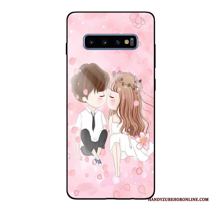 Hoesje Samsung Galaxy S10 Zakken Schrobben Zwart, Hoes Samsung Galaxy S10 Zacht Telefoon Pas