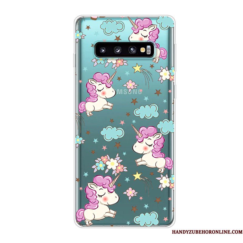 Hoesje Samsung Galaxy S10 Zakken Telefoon Blauw, Hoes Samsung Galaxy S10 Scheppend