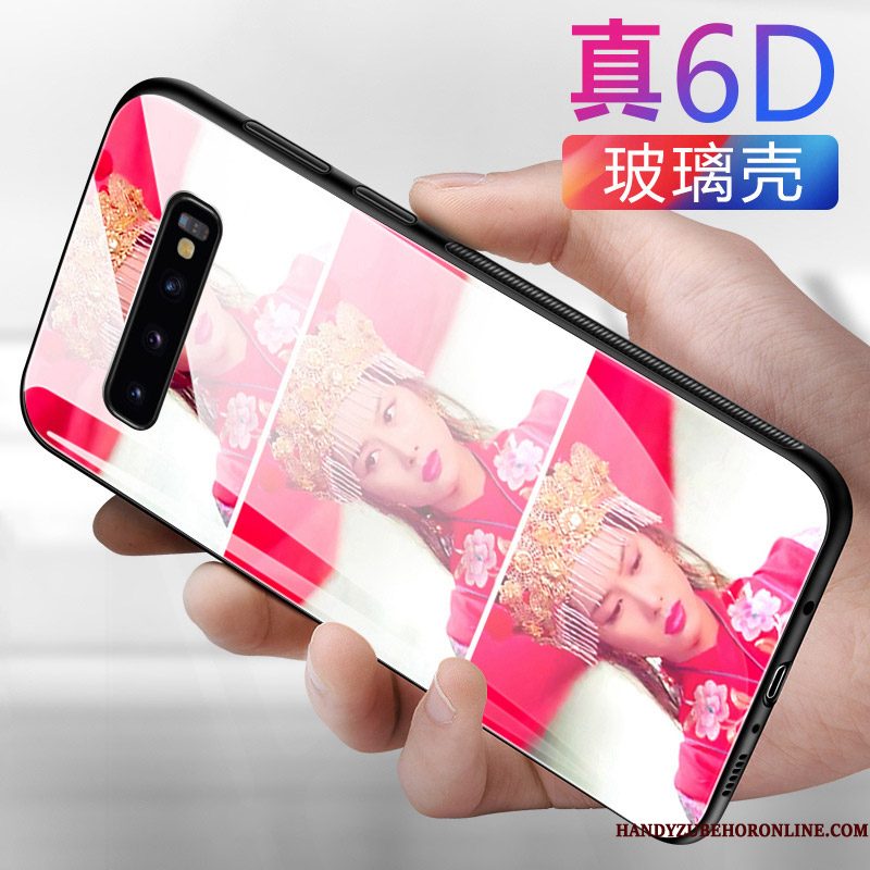 Hoesje Samsung Galaxy S10+ Zakken Telefoon Trend, Hoes Samsung Galaxy S10+ Bescherming Glas Anti-fall