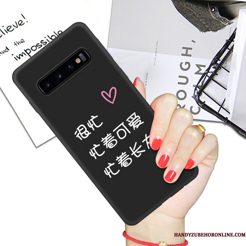 Hoesje Samsung Galaxy S10+ Zakken Trend Anti-fall, Hoes Samsung Galaxy S10+ Scheppend Net Redtelefoon