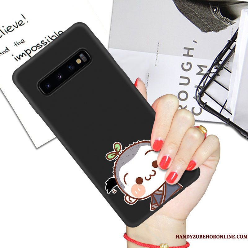 Hoesje Samsung Galaxy S10+ Zakken Trend Anti-fall, Hoes Samsung Galaxy S10+ Scheppend Net Redtelefoon