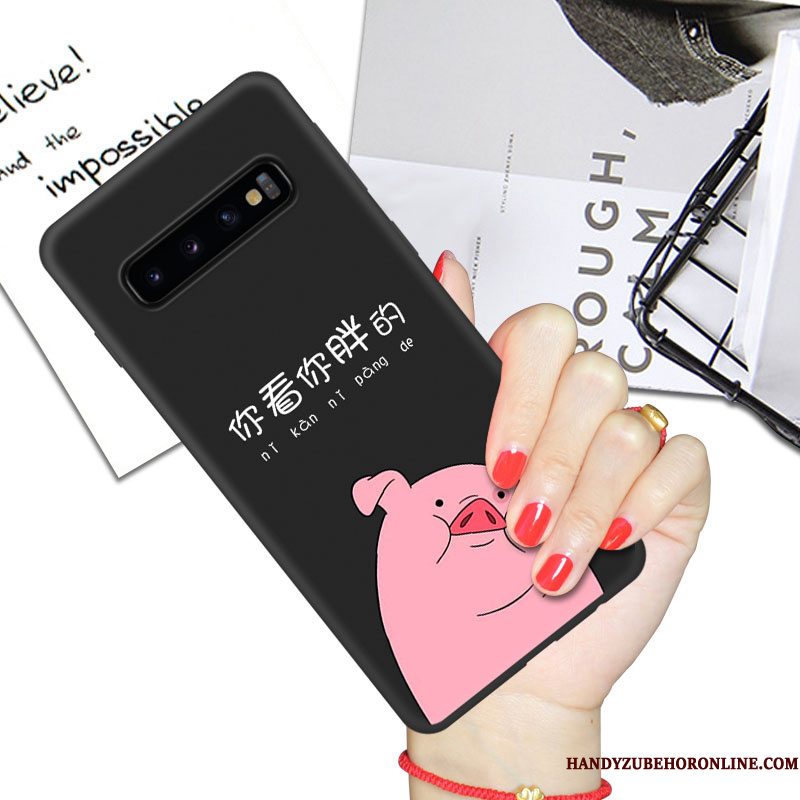 Hoesje Samsung Galaxy S10+ Zakken Trend Anti-fall, Hoes Samsung Galaxy S10+ Scheppend Net Redtelefoon