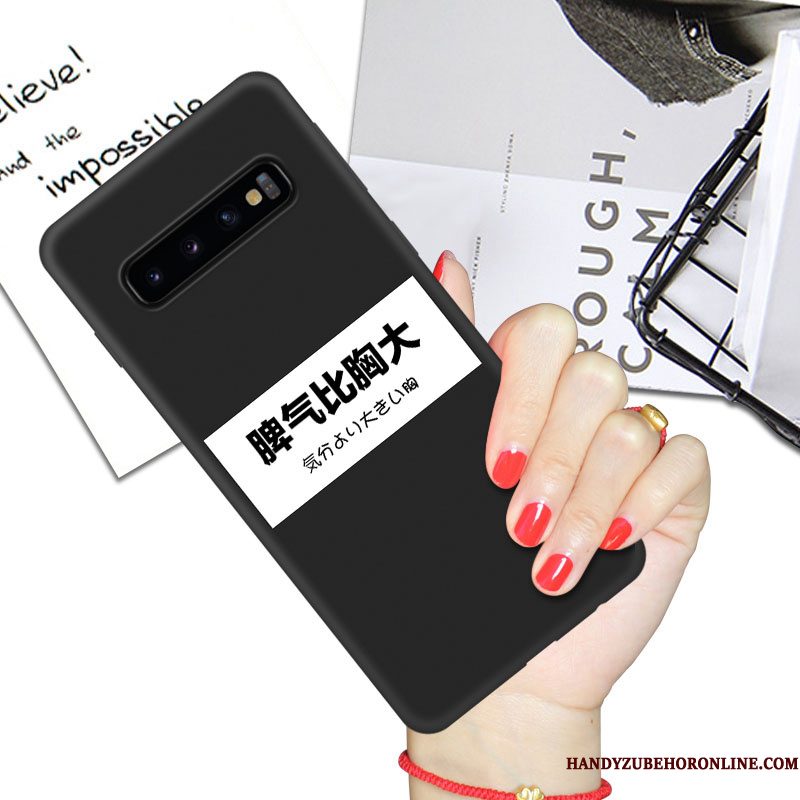 Hoesje Samsung Galaxy S10+ Zakken Trend Anti-fall, Hoes Samsung Galaxy S10+ Scheppend Net Redtelefoon