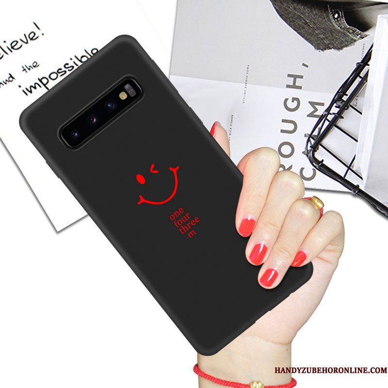 Hoesje Samsung Galaxy S10+ Zakken Trend Anti-fall, Hoes Samsung Galaxy S10+ Scheppend Net Redtelefoon