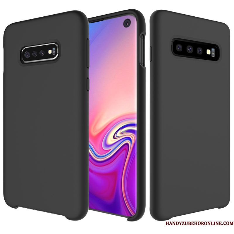 Hoesje Samsung Galaxy S10 Zakken Trend Anti-fall, Hoes Samsung Galaxy S10 Scheppend Persoonlijk Groen