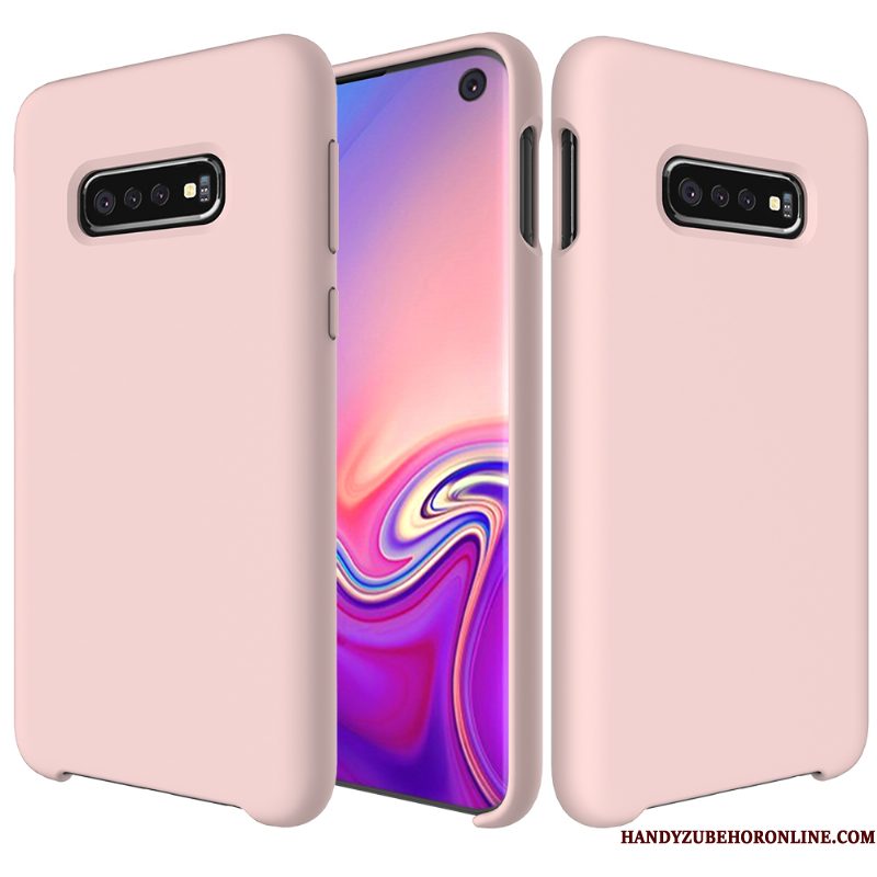 Hoesje Samsung Galaxy S10 Zakken Trend Anti-fall, Hoes Samsung Galaxy S10 Scheppend Persoonlijk Groen