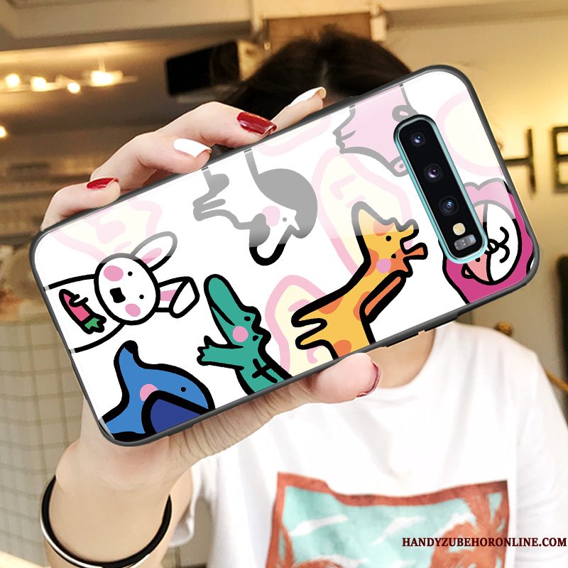 Hoesje Samsung Galaxy S10+ Zakken Trend Blauw, Hoes Samsung Galaxy S10+ Scheppend Lovers Persoonlijk