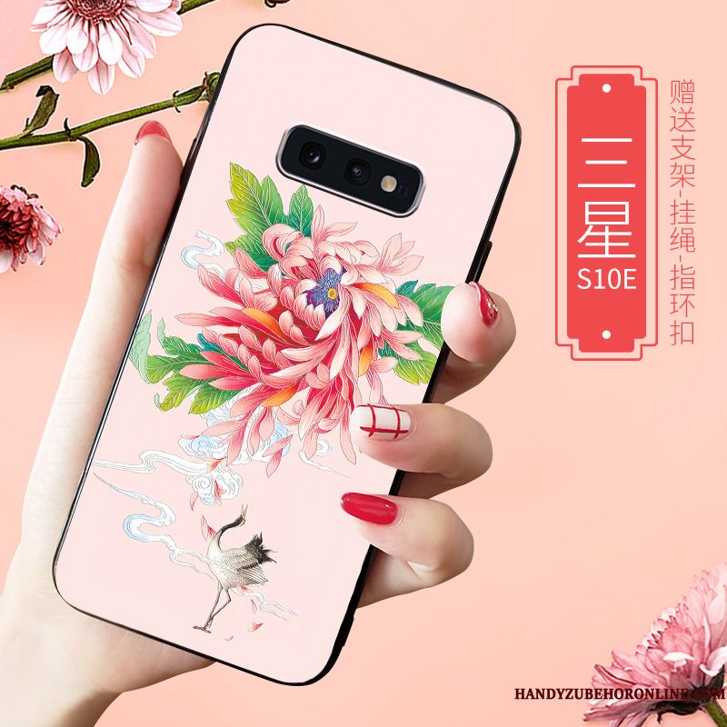 Hoesje Samsung Galaxy S10e Bescherming Blauw Pas, Hoes Samsung Galaxy S10e Zacht Trendy Merk High End