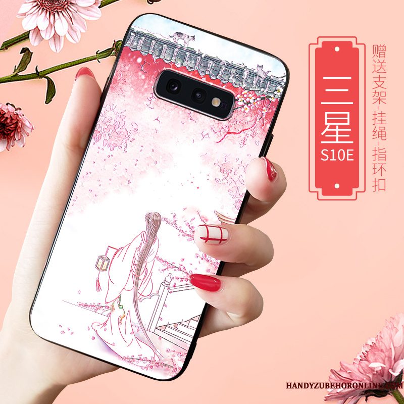 Hoesje Samsung Galaxy S10e Bescherming Blauw Pas, Hoes Samsung Galaxy S10e Zacht Trendy Merk High End