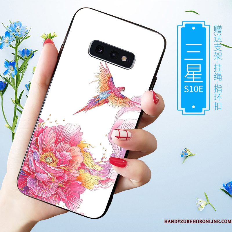 Hoesje Samsung Galaxy S10e Bescherming Blauw Pas, Hoes Samsung Galaxy S10e Zacht Trendy Merk High End