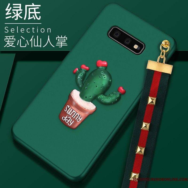 Hoesje Samsung Galaxy S10e Bescherming Dun Liefde, Hoes Samsung Galaxy S10e Zacht Schrobben Trendy Merk