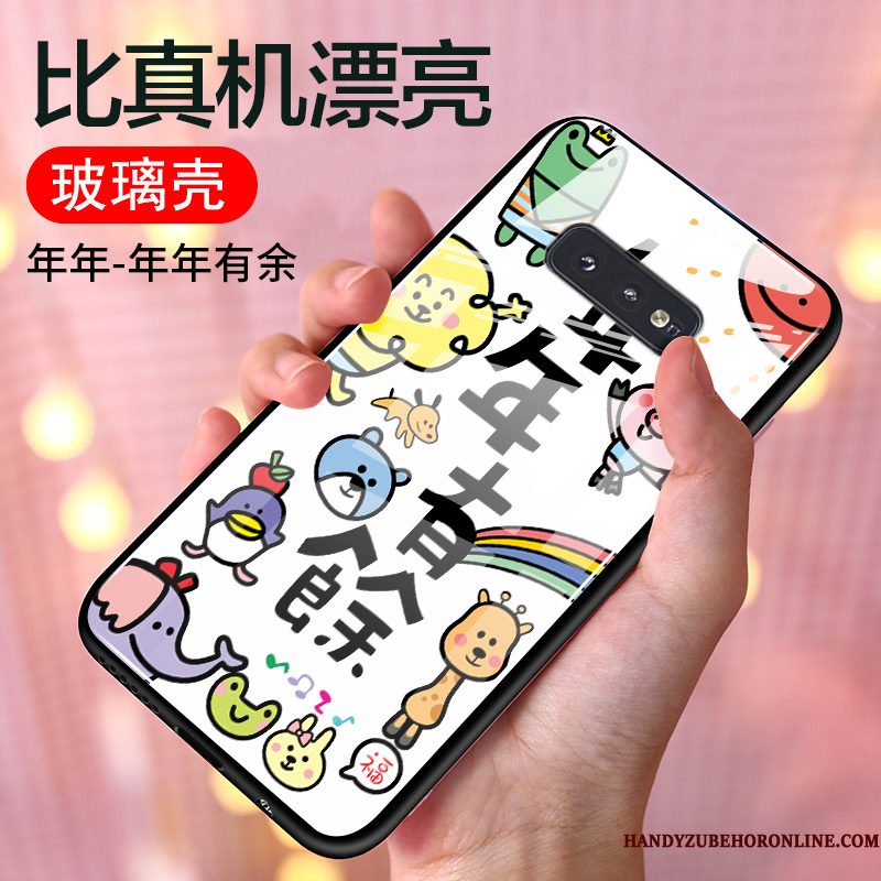 Hoesje Samsung Galaxy S10e Bescherming Lovers Glas, Hoes Samsung Galaxy S10e Zakken Persoonlijk Anti-fall