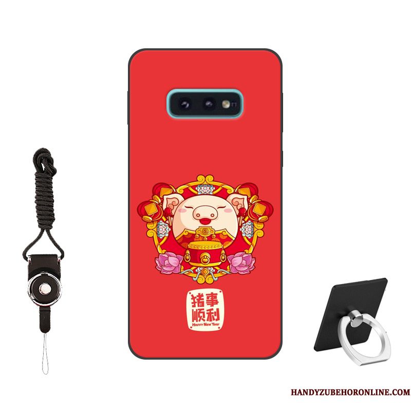 Hoesje Samsung Galaxy S10e Bescherming Roze Pas, Hoes Samsung Galaxy S10e Zacht Telefoon Trend