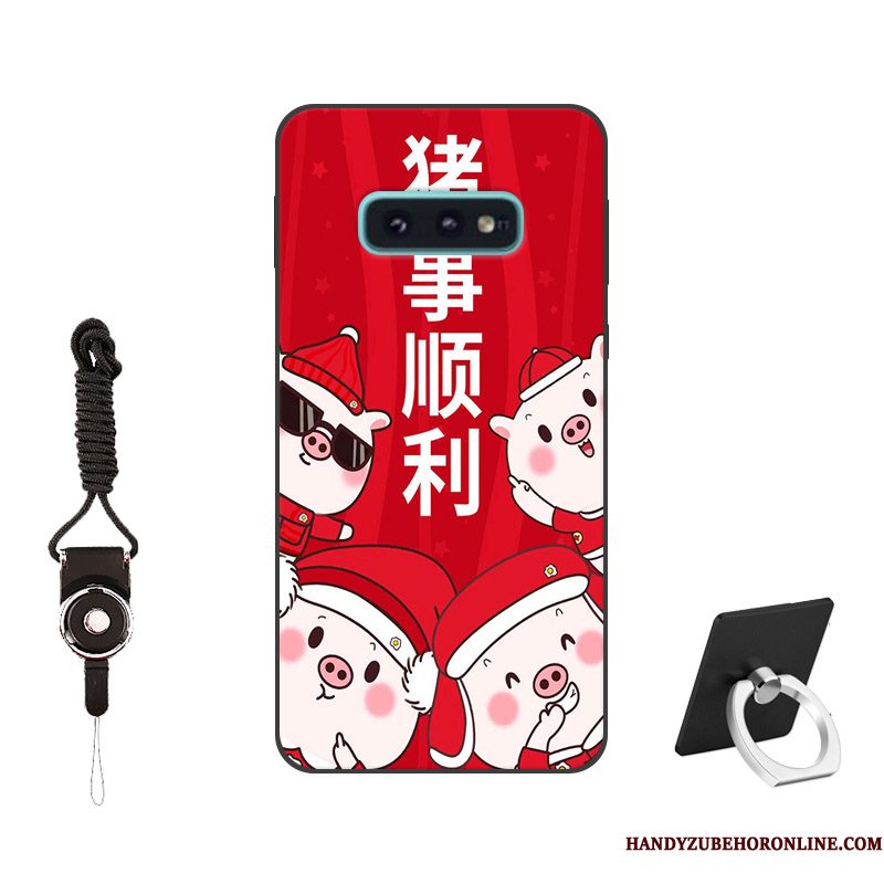 Hoesje Samsung Galaxy S10e Bescherming Roze Pas, Hoes Samsung Galaxy S10e Zacht Telefoon Trend