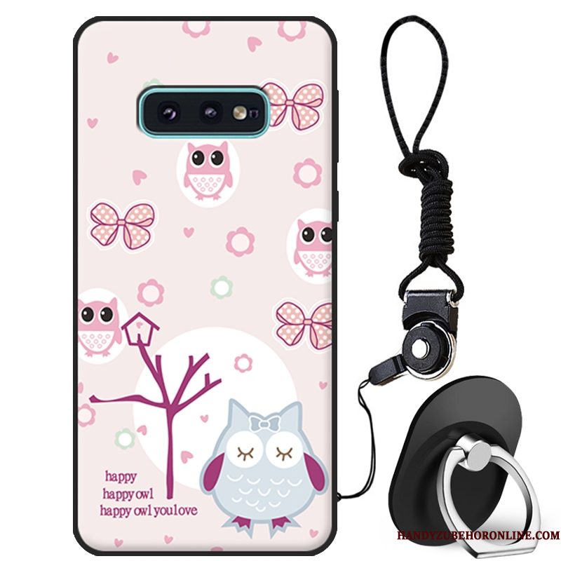 Hoesje Samsung Galaxy S10e Bescherming Wit Anti-fall, Hoes Samsung Galaxy S10e Spotprent Telefoon Mooie