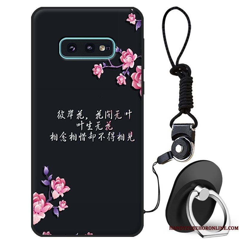 Hoesje Samsung Galaxy S10e Bescherming Wit Anti-fall, Hoes Samsung Galaxy S10e Spotprent Telefoon Mooie