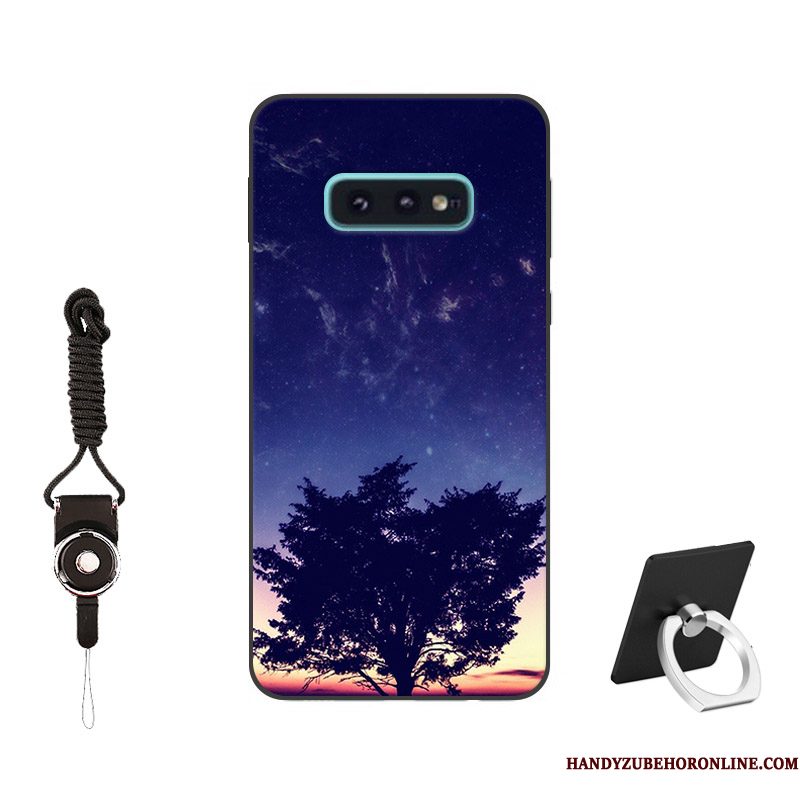 Hoesje Samsung Galaxy S10e Geschilderd Pas Blauw, Hoes Samsung Galaxy S10e Zacht Trendtelefoon