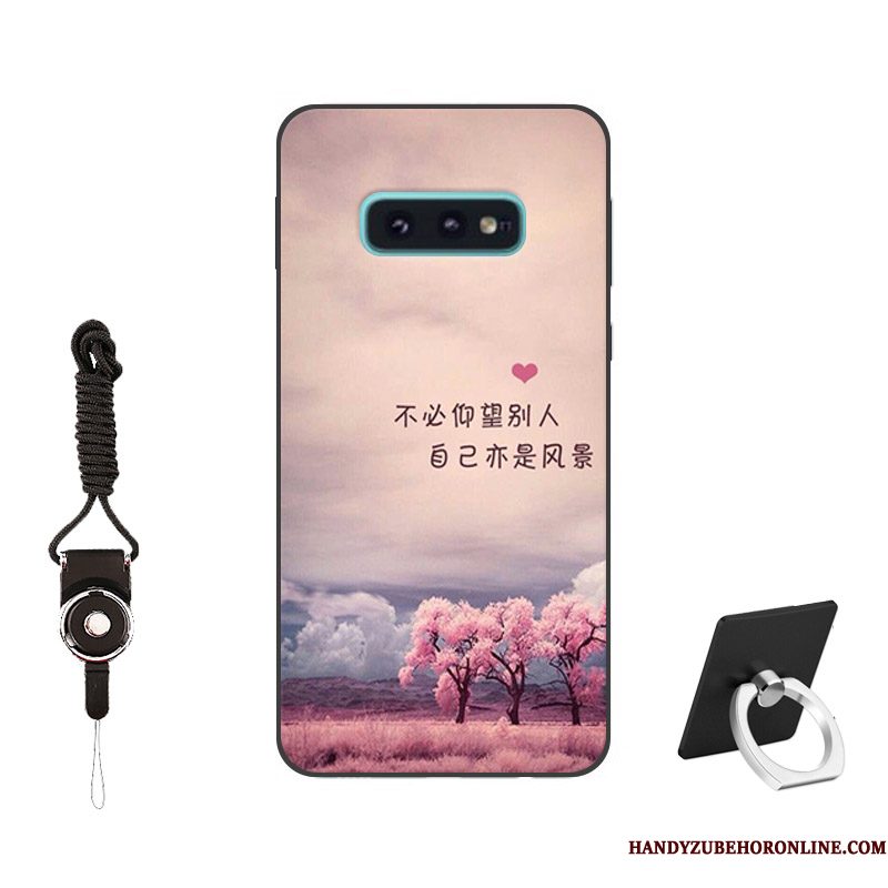 Hoesje Samsung Galaxy S10e Geschilderd Pas Blauw, Hoes Samsung Galaxy S10e Zacht Trendtelefoon