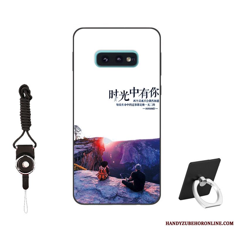 Hoesje Samsung Galaxy S10e Geschilderd Pas Blauw, Hoes Samsung Galaxy S10e Zacht Trendtelefoon