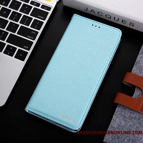 Hoesje Samsung Galaxy S10e Leer Blauw Anti-fall, Hoes Samsung Galaxy S10e Folio Telefoon