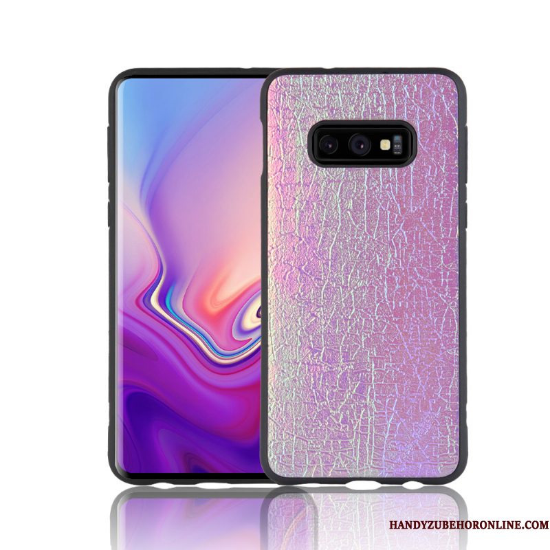 Hoesje Samsung Galaxy S10e Scheppend Geel Kleur, Hoes Samsung Galaxy S10e Zacht Oranjetelefoon