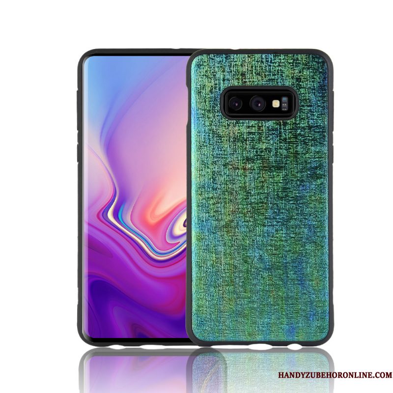 Hoesje Samsung Galaxy S10e Scheppend Geel Kleur, Hoes Samsung Galaxy S10e Zacht Oranjetelefoon