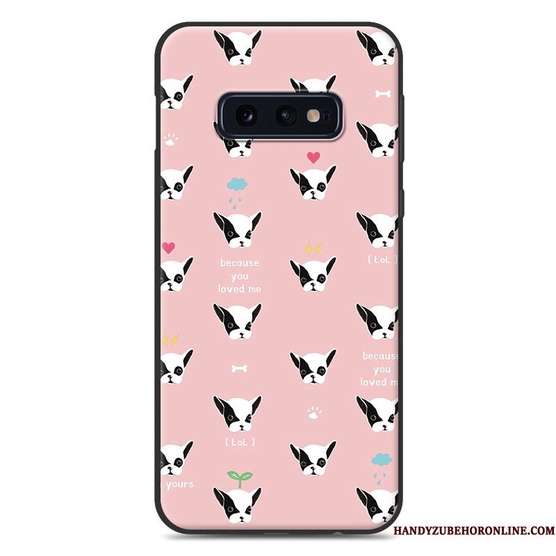 Hoesje Samsung Galaxy S10e Scheppend Trendtelefoon, Hoes Samsung Galaxy S10e Zakken Net Red Anti-fall