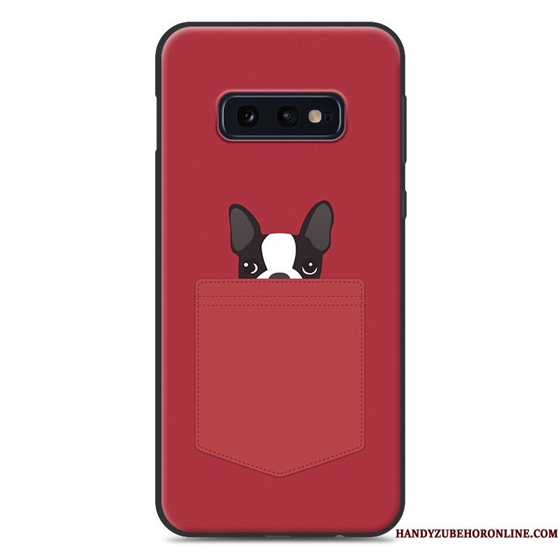 Hoesje Samsung Galaxy S10e Scheppend Trendtelefoon, Hoes Samsung Galaxy S10e Zakken Net Red Anti-fall