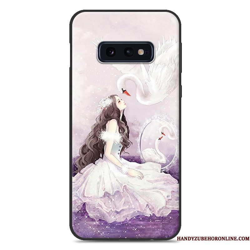 Hoesje Samsung Galaxy S10e Scheppend Trendtelefoon, Hoes Samsung Galaxy S10e Zakken Net Red Anti-fall