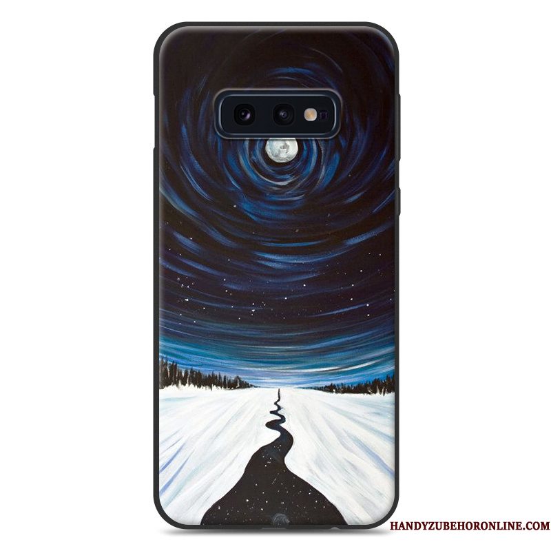 Hoesje Samsung Galaxy S10e Scheppend Trendtelefoon, Hoes Samsung Galaxy S10e Zakken Net Red Anti-fall