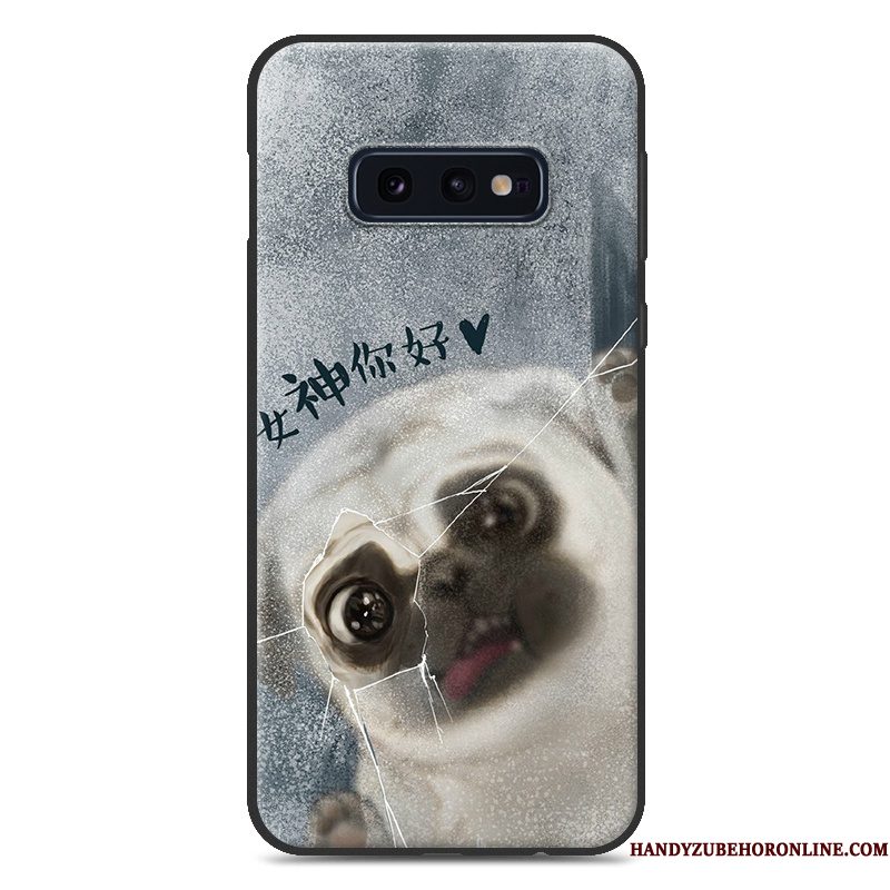 Hoesje Samsung Galaxy S10e Scheppend Trendtelefoon, Hoes Samsung Galaxy S10e Zakken Net Red Anti-fall