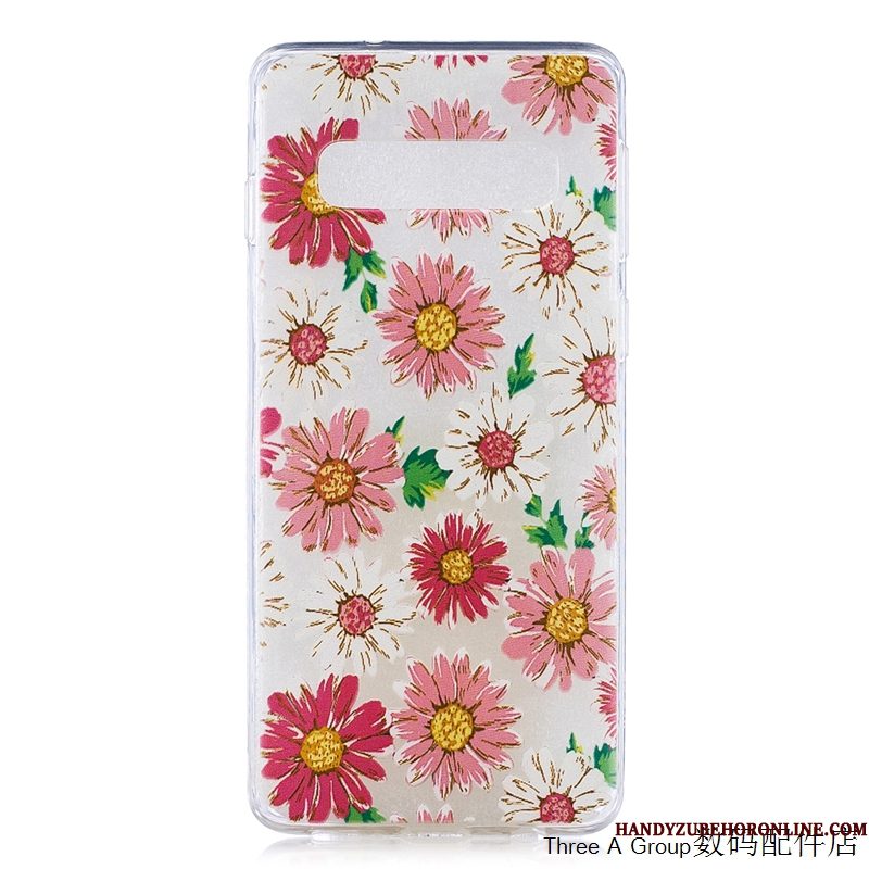 Hoesje Samsung Galaxy S10e Siliconen Groentelefoon, Hoes Samsung Galaxy S10e Bescherming Anti-fall