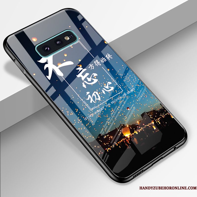 Hoesje Samsung Galaxy S10e Siliconen Hard Kunst, Hoes Samsung Galaxy S10e Bescherming Trend Anti-fall