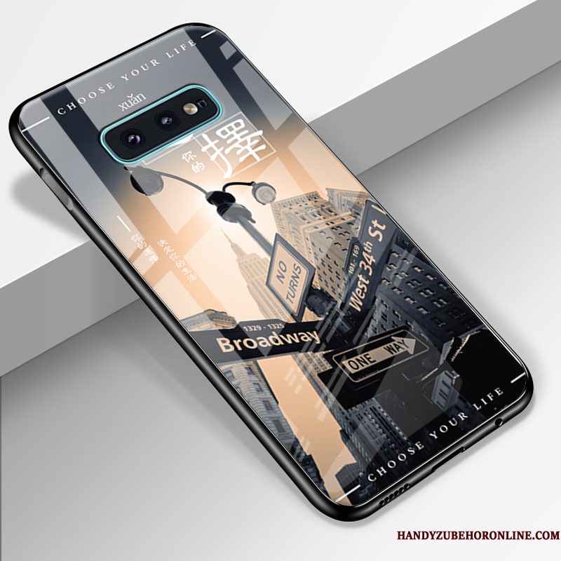 Hoesje Samsung Galaxy S10e Siliconen Hard Kunst, Hoes Samsung Galaxy S10e Bescherming Trend Anti-fall