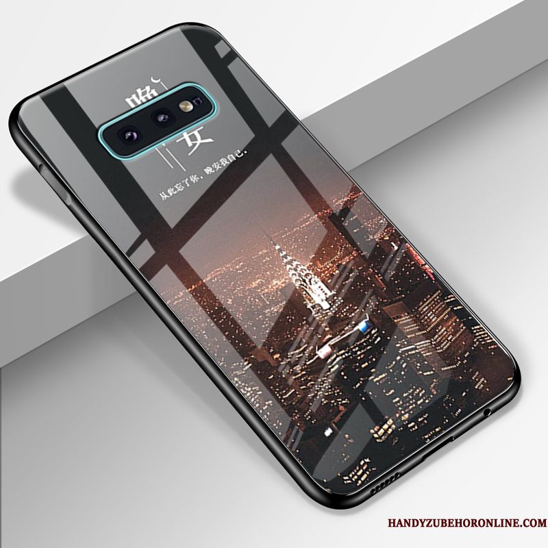 Hoesje Samsung Galaxy S10e Siliconen Hard Kunst, Hoes Samsung Galaxy S10e Bescherming Trend Anti-fall