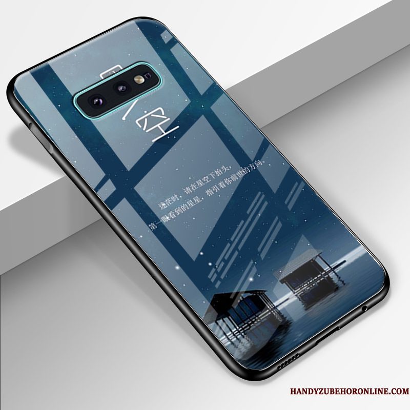 Hoesje Samsung Galaxy S10e Siliconen Hard Kunst, Hoes Samsung Galaxy S10e Bescherming Trend Anti-fall