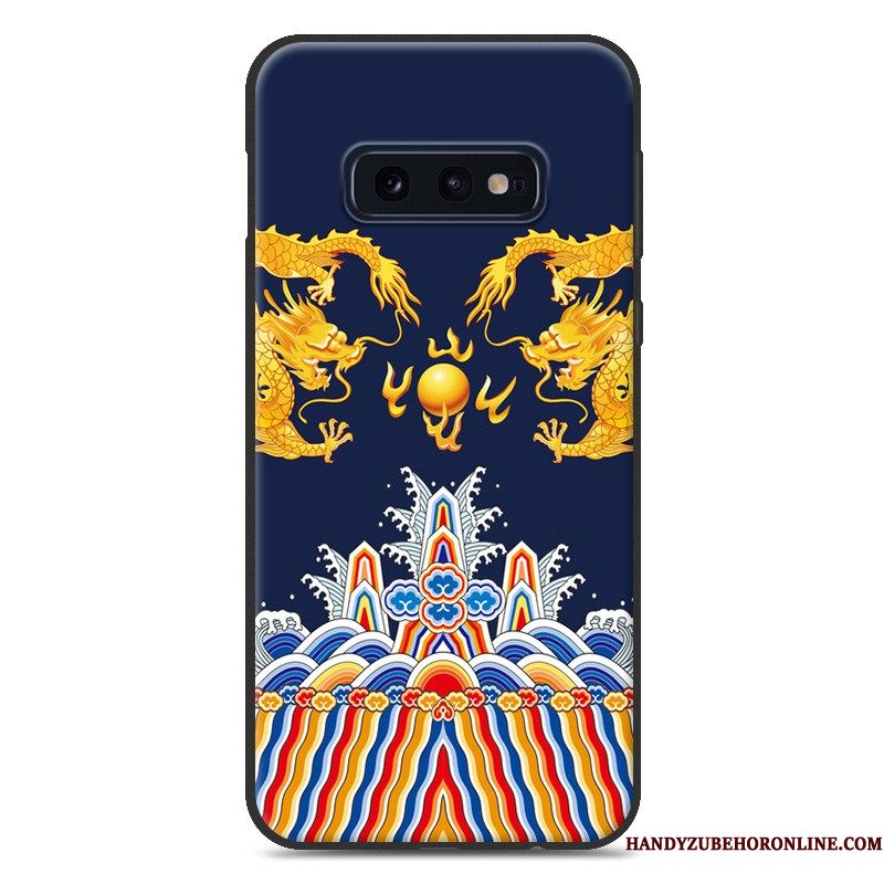 Hoesje Samsung Galaxy S10e Siliconen Lovers Hanger, Hoes Samsung Galaxy S10e Zacht Trend Persoonlijk