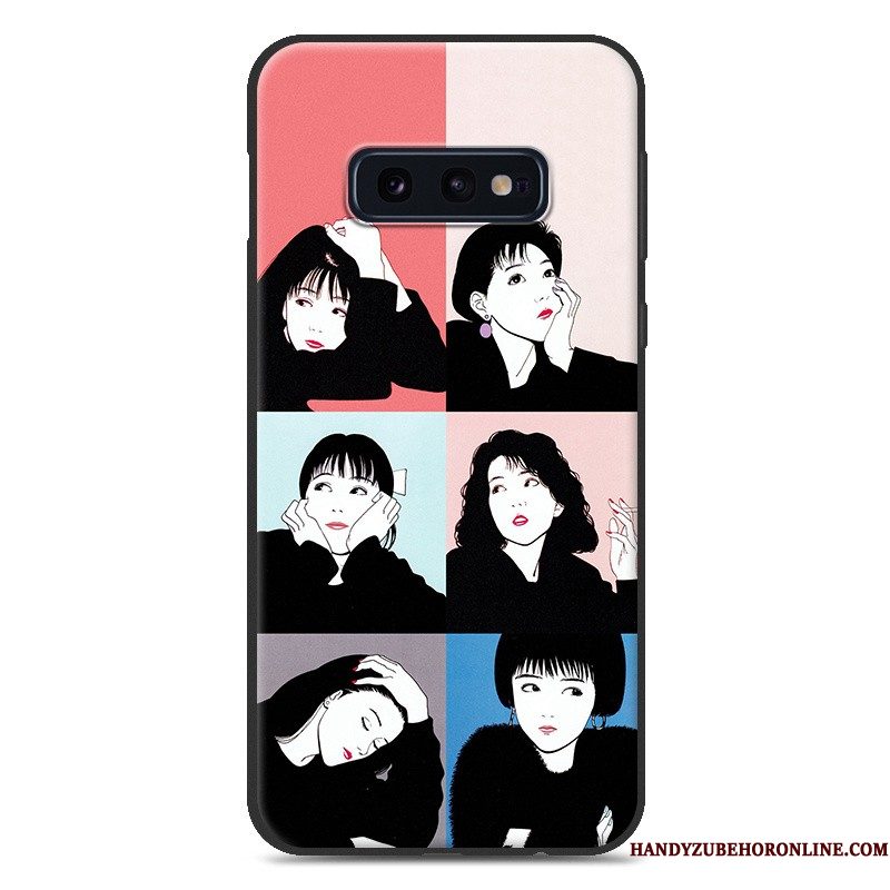 Hoesje Samsung Galaxy S10e Siliconen Lovers Hanger, Hoes Samsung Galaxy S10e Zacht Trend Persoonlijk