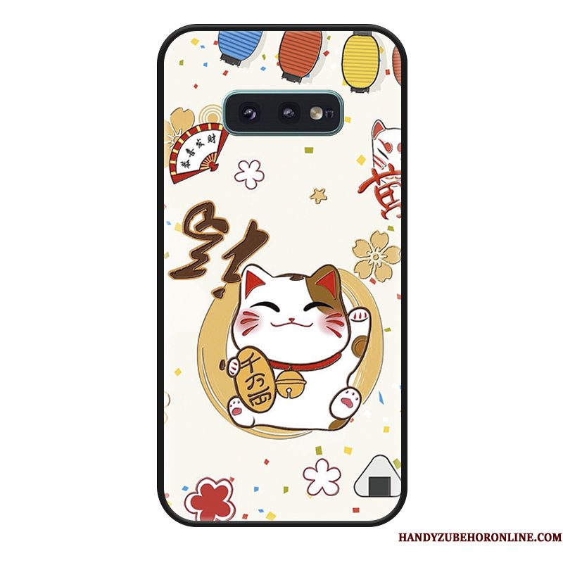 Hoesje Samsung Galaxy S10e Siliconen Vreugdevol Anti-fall, Hoes Samsung Galaxy S10e Bescherming Trendy Merk Hanger