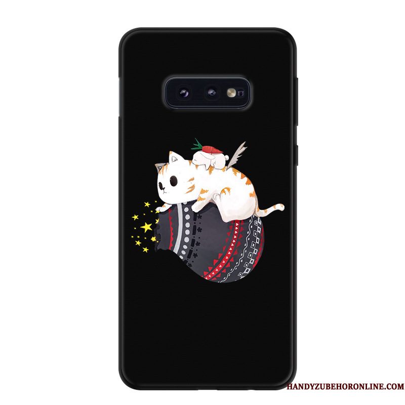 Hoesje Samsung Galaxy S10e Spotprent Groen Anti-fall, Hoes Samsung Galaxy S10e Zacht Persoonlijktelefoon