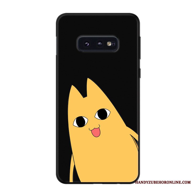 Hoesje Samsung Galaxy S10e Spotprent Groen Anti-fall, Hoes Samsung Galaxy S10e Zacht Persoonlijktelefoon