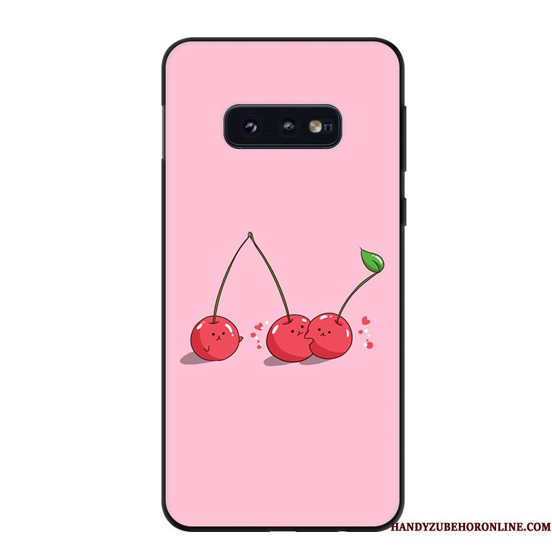 Hoesje Samsung Galaxy S10e Spotprent Trend Kunst, Hoes Samsung Galaxy S10e Bescherming Telefoon Geel