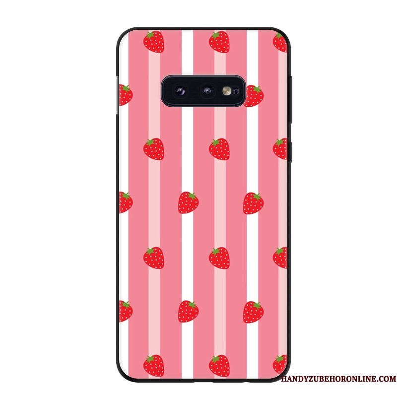 Hoesje Samsung Galaxy S10e Spotprent Trend Kunst, Hoes Samsung Galaxy S10e Bescherming Telefoon Geel