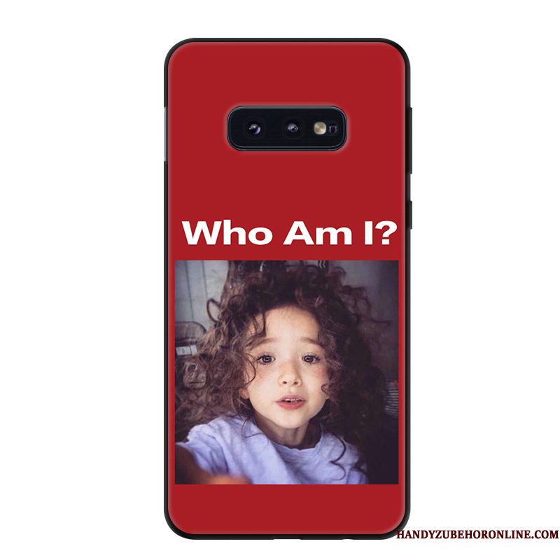 Hoesje Samsung Galaxy S10e Spotprent Trend Kunst, Hoes Samsung Galaxy S10e Bescherming Telefoon Geel