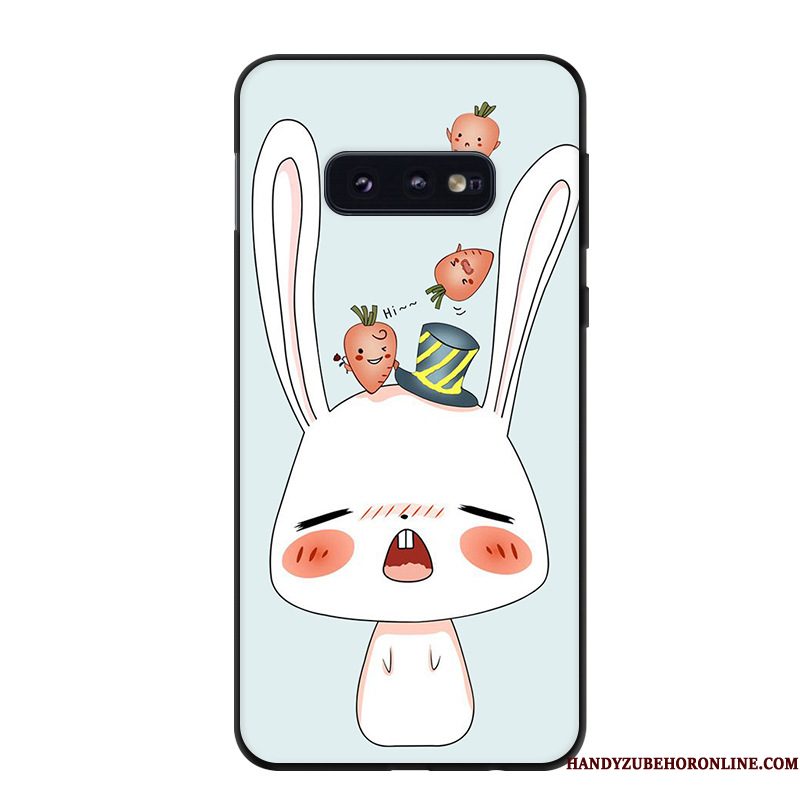 Hoesje Samsung Galaxy S10e Zacht Persoonlijk Groen, Hoes Samsung Galaxy S10e Bescherming Schrobbentelefoon