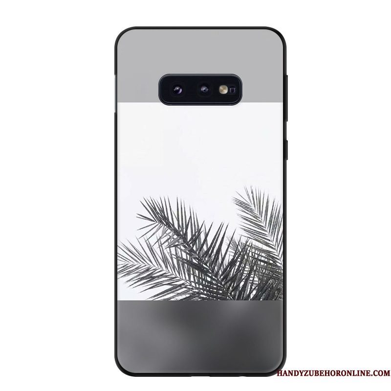 Hoesje Samsung Galaxy S10e Zacht Persoonlijk Groen, Hoes Samsung Galaxy S10e Bescherming Schrobbentelefoon